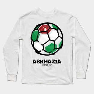 Abkhazia Football Country Flag Long Sleeve T-Shirt